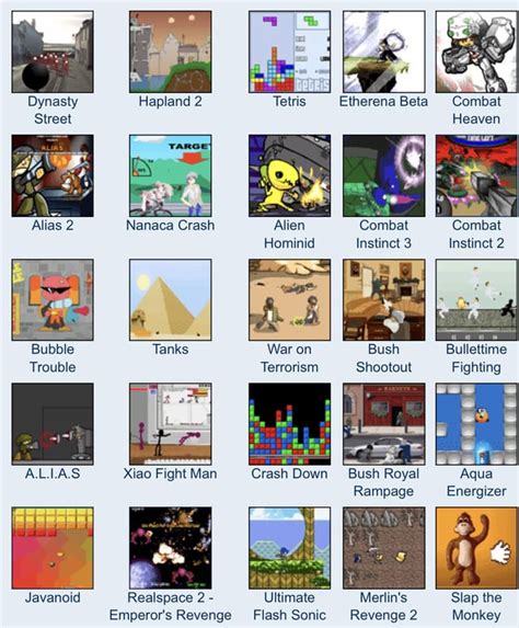 Old Flash Games which were Good .